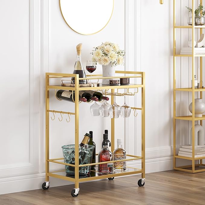 Virelio™ LuxeRoll Bar Cart
