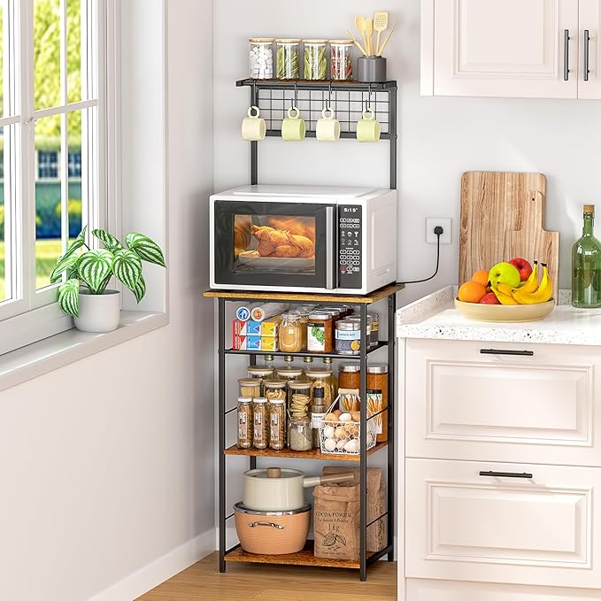 BrewVanta™ Vintage 5-Tier Coffee Bar Station